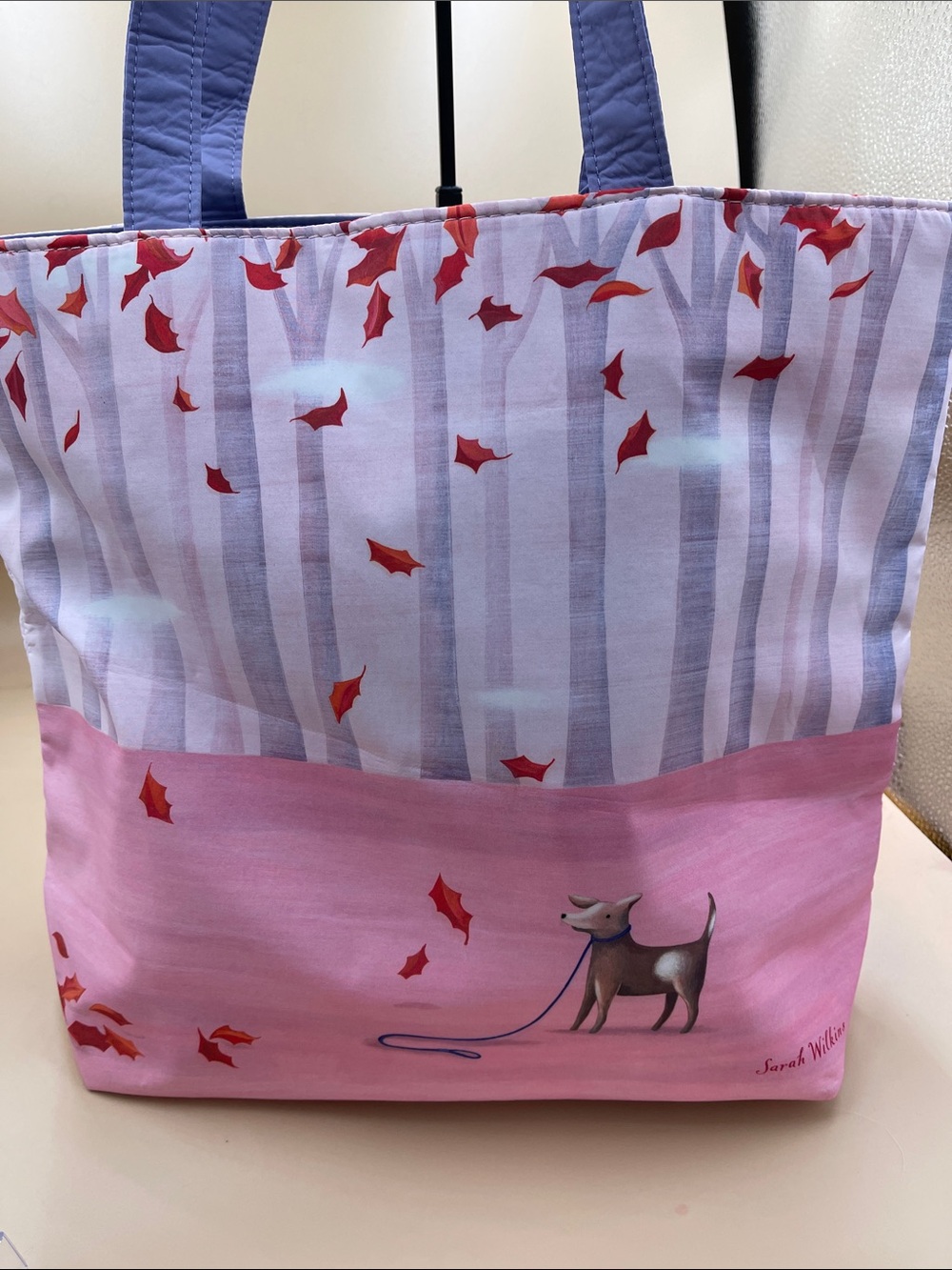 Sarah Wilkins Barnes Noble Readers Tote Collectible Autumn Fall Design - Picture 3 of 5